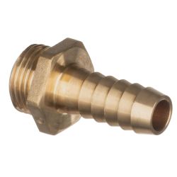 Threaded Brass Fittings -  3/8" x 12mmHose Connector