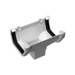 Gutter - White Square Running Outlet