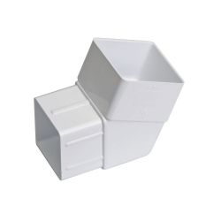 Down Pipe - White Downpipe 112 Degrees Offset Bend