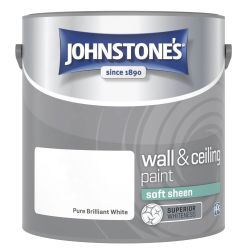 Johnstone's Vinyl Soft Sheen Brilliant White 2.5ltr