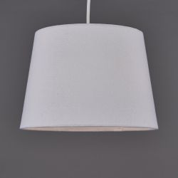 25cm Tapered Drum Beige Shade