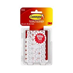 Command Clear Decorating Clips Value Pack