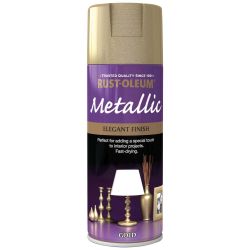 Rust-Oleum Metallic Spray Paint Gold 400ml
