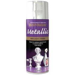 Rust-Oleum Metallic Spray Paint Chrome 400ml