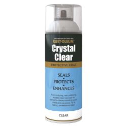 Rust-Oleum Crystal Clear Protective Coat Semi Gloss Finish 400ml