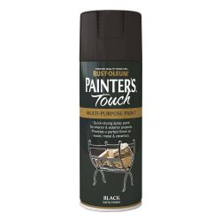 Rust-Oleum Painter's Touch Satin Black 400ml