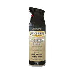 Rust-Oleum Universal All-Surface Spray Paint Gloss Black