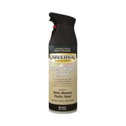 Rust-Oleum Universal All-Surface Spray Paint Satin Black