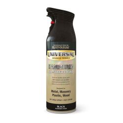 Rust-Oleum Universal All-Surface Spray Paint Hammered Black 400ml
