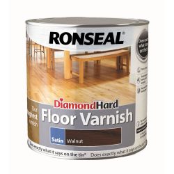 Ronseal 2.5 Litre Diamond Hard Floor Varnish Walnut