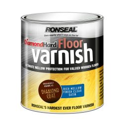 Ronseal 2.5 Litre Diamond Hard Mellow Floor Varnish Satin