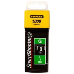 Stanley 8mm Heavy Duty Staple - 1,000 Pack