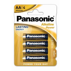 Panasonic AA Alkaline Power Bronze Battery -  4 pack