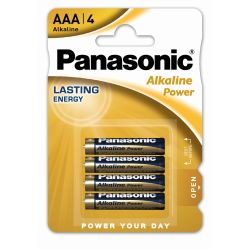Panasonic AAA Alkaline Power Bronze Battery -  4 pack