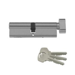 Yale 80mm Euro Double Thumbturn Lock - Nickel Plated