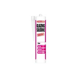 Evo-Stik Glazing Silicone Sealant Clear 300ml