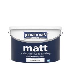 Johnstone's Contract Matt Brilliant White 10ltr
