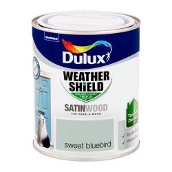 Weathershield Exterior Satinwood Sweet Bluebird 750ml