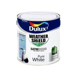 Weathershield Exterior Satinwood Pure White 2.5L