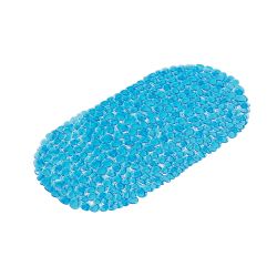 Croydex Pebbles Bath Mat Blue