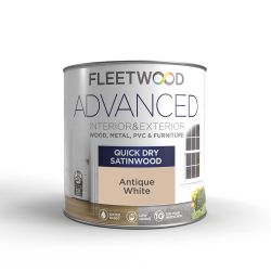 Fleetwood 750ml Quick Dry Satinwood Antique White