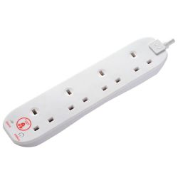 Masterplug 2 Metre Surge Protected Extension Lead