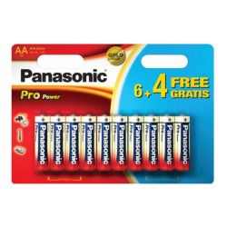 Panasonic Pro Power AA 6+4 Free Batteries
