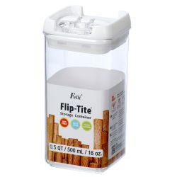 Felli Square 16oz Flip-Tite Storage Container