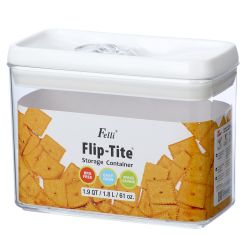 Felli Rectangular 61oz Flip-Tite Storage Container
