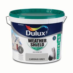 Dulux Weathershield Smooth Masonry Carraig Grey 10L