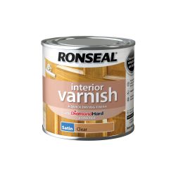 Ronseal 250ml Interior Varnish Satin Clear