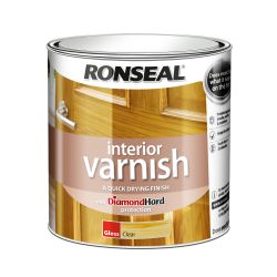 Ronseal 2.5 Litre Interior Varnish Gloss Clear