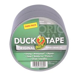 Duck Tape Twin Silver