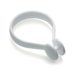 Croydex Shower Curtain Button Rings White