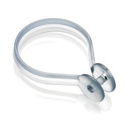 Croydex Shower Curtain Button Rings Clear