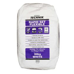 Evo-Stik Technik Rapid Set Flexible Tile Adhesive White 20Kg
