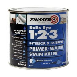 Zinsser Bulls Eye 1-2-3 Primer Sealer 500ml