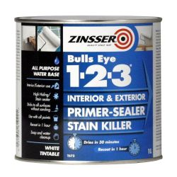 Zinsser Bulls Eye 1-2-3 Primer Sealer 1Ltr