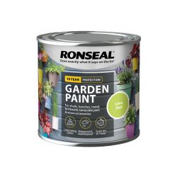 Ronseal 250ml Garden Paint Lime Zest