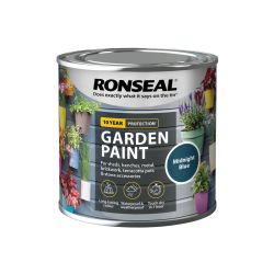 Ronseal 250ml Garden Paint Midnight Blue