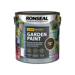 Ronseal 2.5 Litre Garden Paint English Oak
