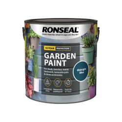 Ronseal 2.5 Litre Garden Paint Midnight Blue
