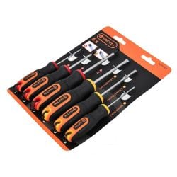 Tactix Screwdriver Set - 6 Piece