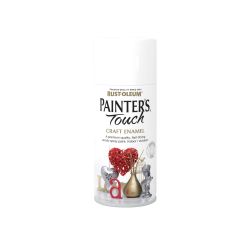 Rust-Oleum Painter's Touch Craft Enamel (Spray) Gloss White 150ml
