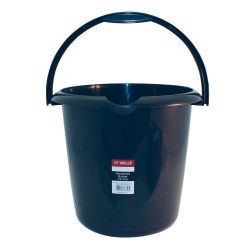 De Vielle Household Graphite Poly Bucket 13Lt
