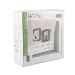 Hd2Wh Set Of 2 Cubes Matt White