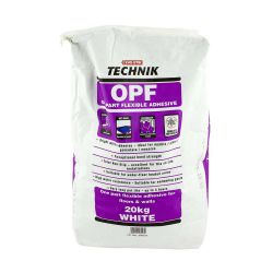 Evo-Stik Technik Opf One Part Flexible Tile Adhesive White 20Kg