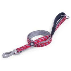 SIGNATURE PADDED DOG LEAD RED