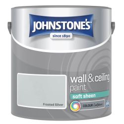 Johnstone's Vinyl Soft Sheen Frosted Silver 2.5ltr