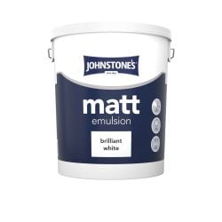 Johnstone's Matt Brilliant White 15ltr